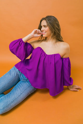 Johanie's Sweetheart Neckline Top- Anicoletta's Boutique | Fashion Forward Luxury Women's Clothing