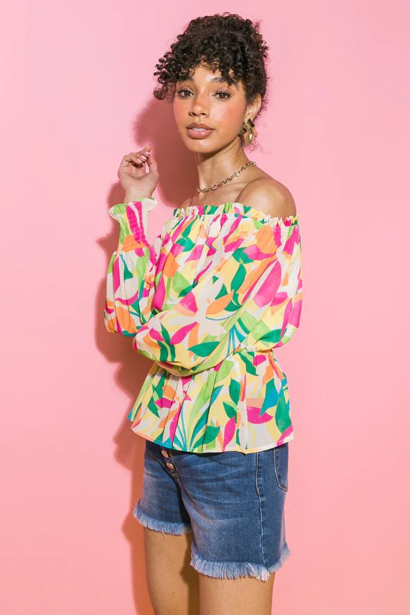 Searching for Clarity Woven Top- Anicoletta's Boutique | Fashion Forward Luxury Women's Clothing