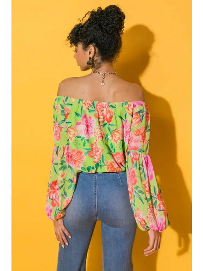 The Swept Away Blouse- Anicoletta's Boutique | Fashion Forward Luxury Women's Clothing