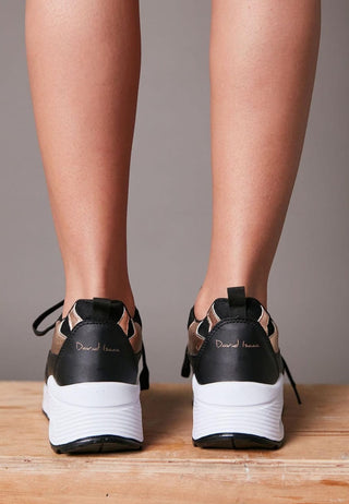 Anita Black Sneakers by David Isaac Shoes- Anicoletta's Boutique | Fashion Forward Luxury Women's Clothing