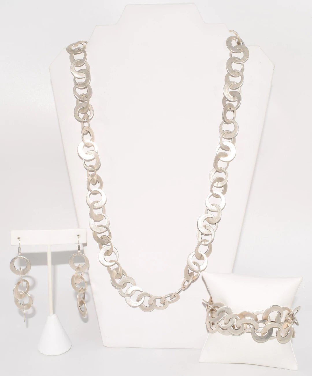 Silver Three Piece Turkish Set- Anicoletta's Boutique | Fashion Forward Luxury Women's Clothing