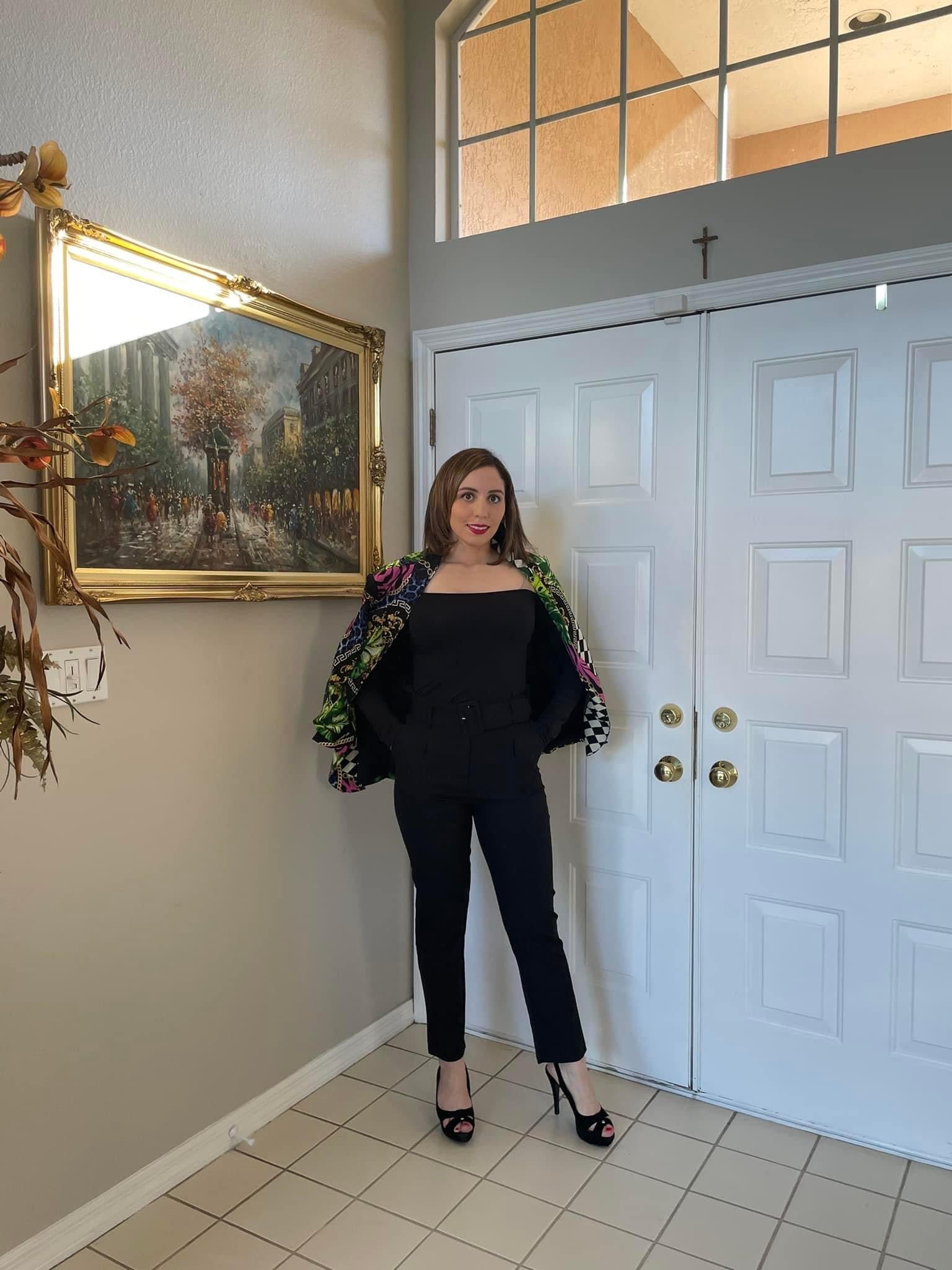 The OVI Animal & Checkered Mix Print Blazer- Anicoletta's Boutique | Fashion Forward Luxury Women's Clothing