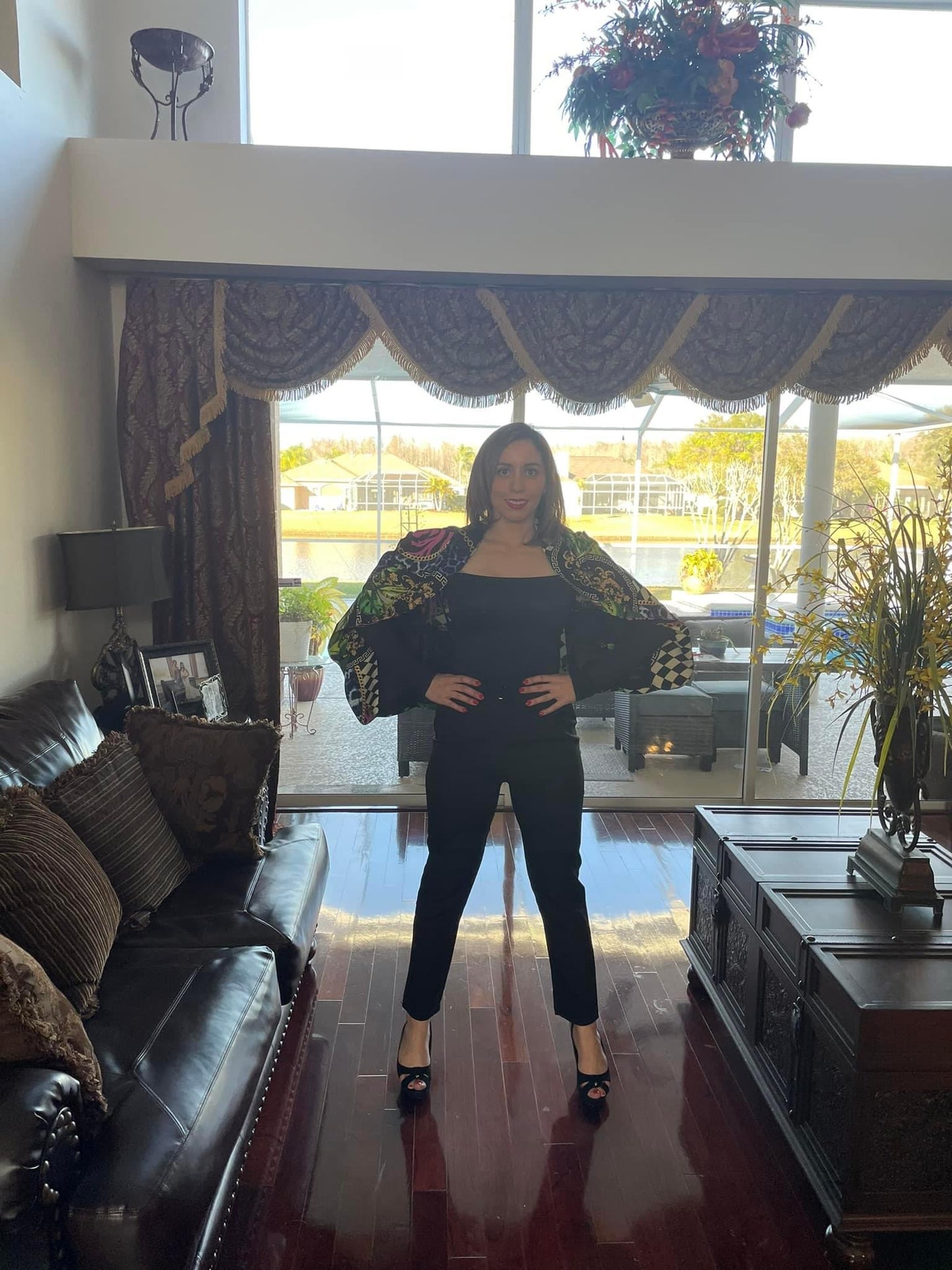 The OVI Animal & Checkered Mix Print Blazer- Anicoletta's Boutique | Fashion Forward Luxury Women's Clothing