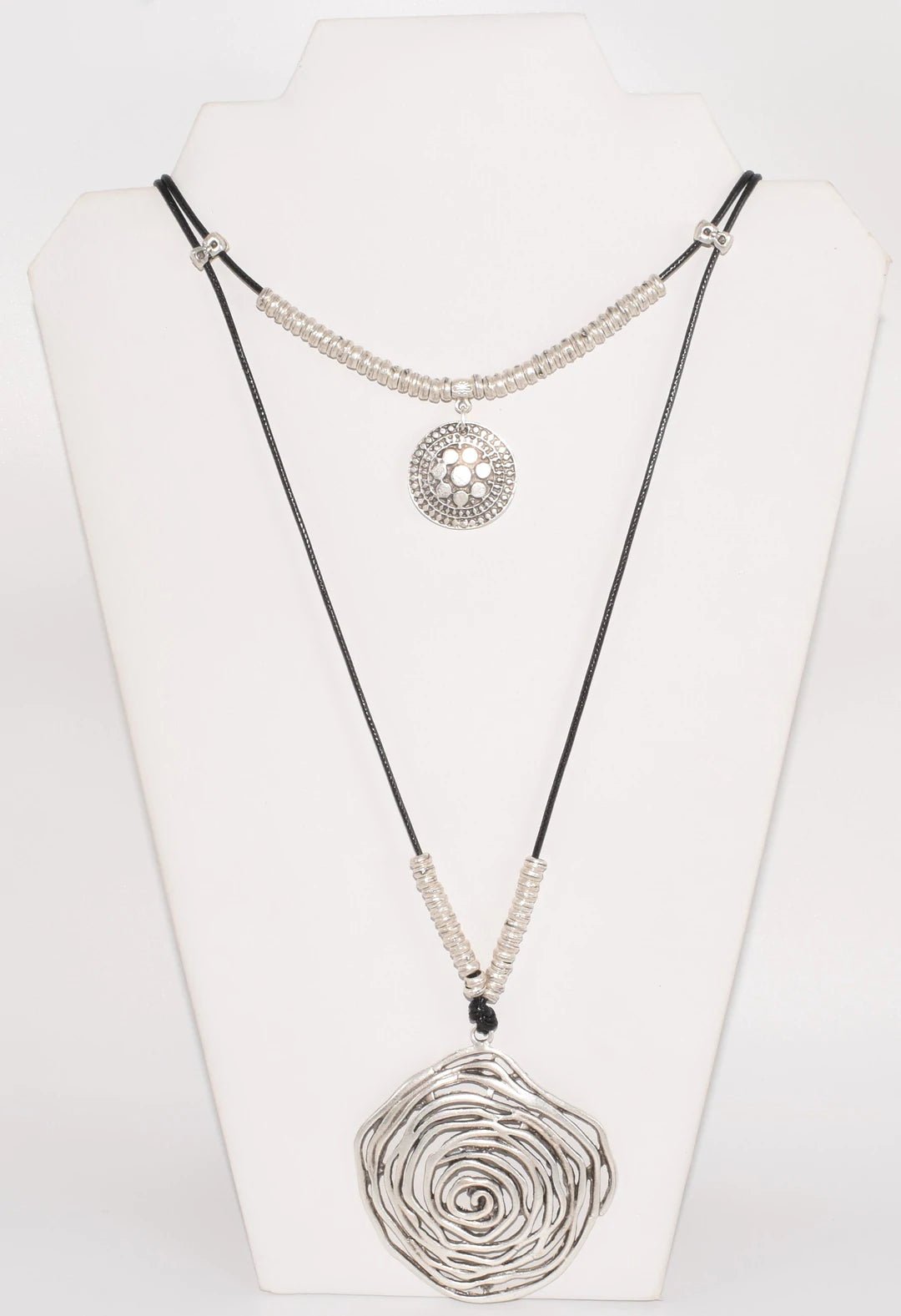 The Silver Flower Turkish Necklace- Anicoletta's Boutique | Fashion Forward Luxury Women's Clothing