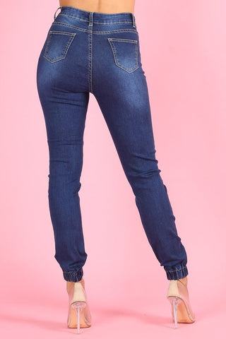 Anicoletta's Denim High Waisted Jeans- Anicoletta's Boutique | Fashion Forward Luxury Women's Clothing