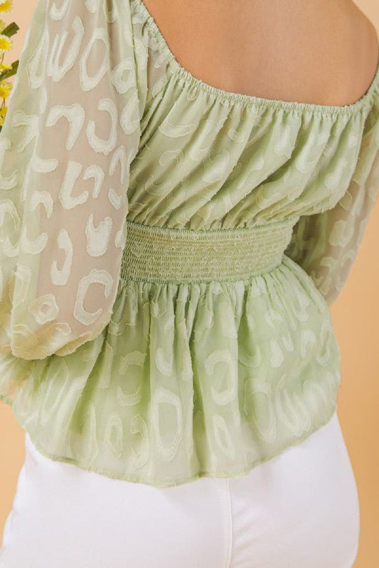 The Jacquard Woven Top- Anicoletta's Boutique | Fashion Forward Luxury Women's Clothing