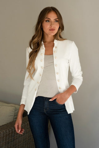 The Johanie Sargent Pepper Jacket- Anicoletta's Boutique | Fashion Forward Luxury Women's Clothing