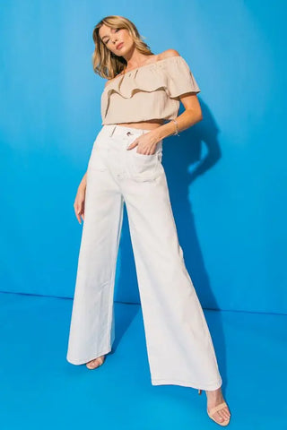 The Camila Flare Pant- Anicoletta's Boutique | Fashion Forward Luxury Women's Clothing